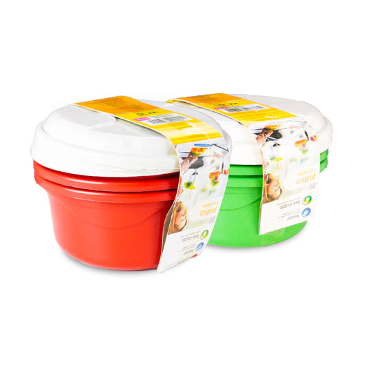 Conjunto de potes redondo c/3 700ml