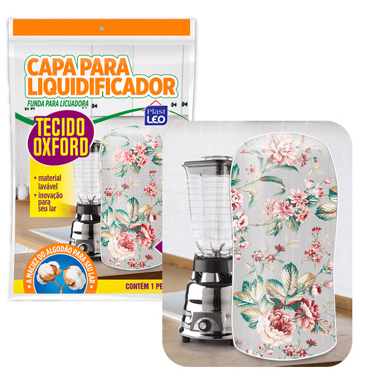 Capa de liquidificador oxford floral